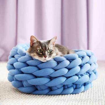 Pet cat bed cheap basket walmart